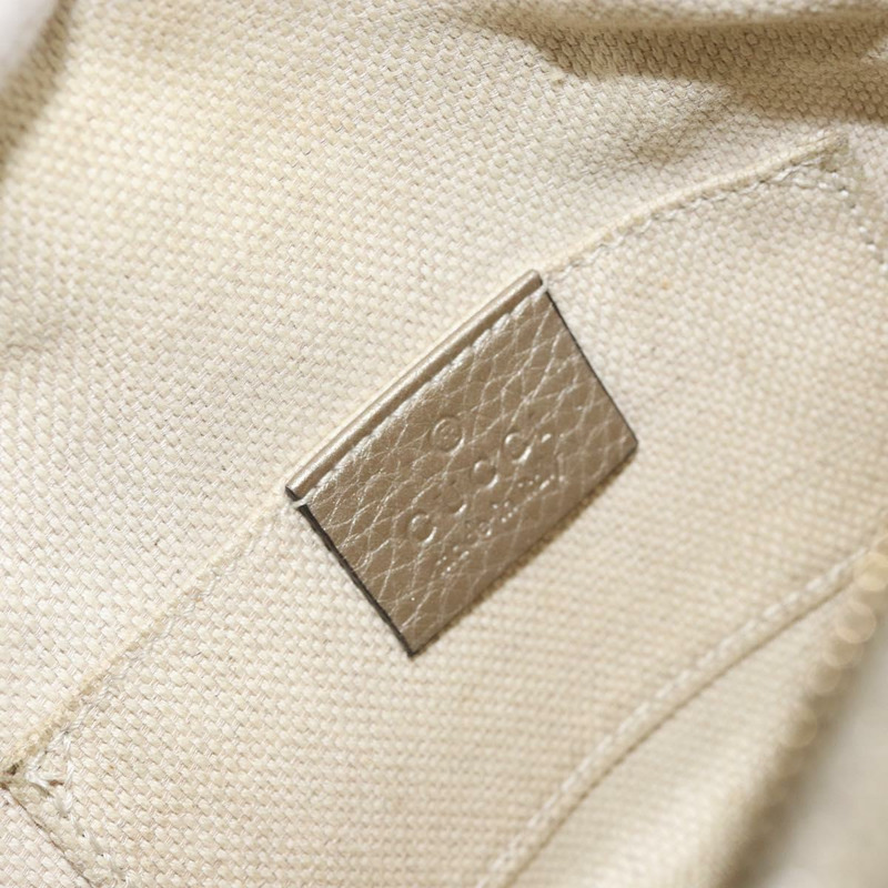 【日本直送】GUCCI 鏈條單肩包 皮革 金色 353965 正品 BA7267-16