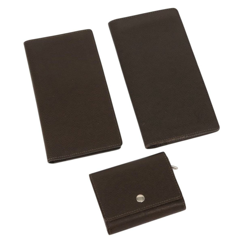 【日本直送】路易威登 Taiga 錢包 3 件組 Grizzly LV 正品 147062-0