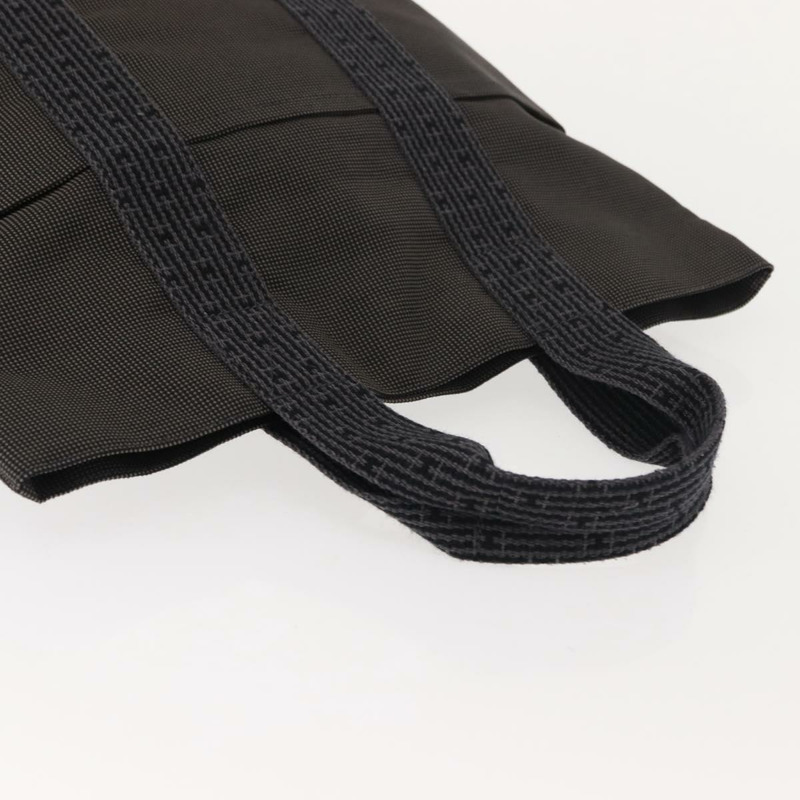 【日本直送】愛馬仕 Her Line Kabas 手袋 帆布 灰色 銀色 正品 BA7363-5