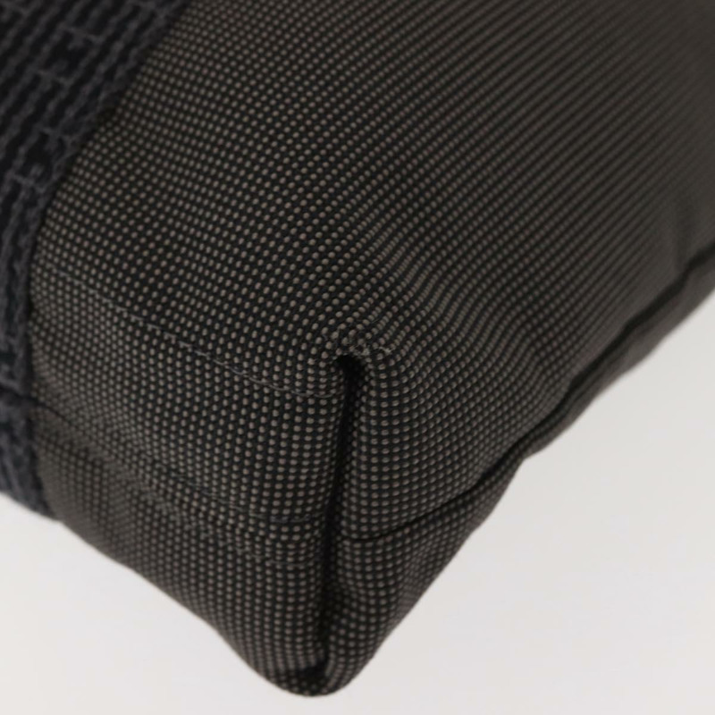 【日本直送】愛馬仕 Her Line Kabas 手袋 帆布 灰色 銀色 正品 BA7363-13