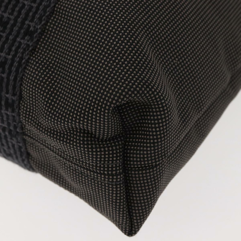 【日本直送】愛馬仕 Her Line Kabas 手袋 帆布 灰色 銀色 正品 BA7363-15