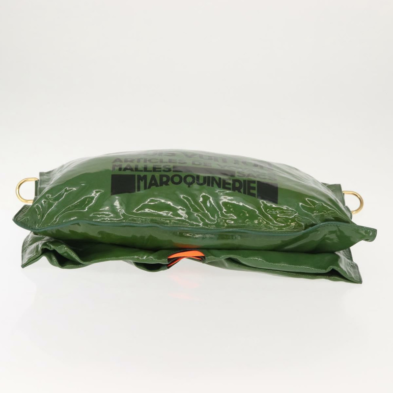 【日本直送】路易威登(LOUIS VUITTON)漆皮綠色肩背包 M93187 LV Auth 128536-5