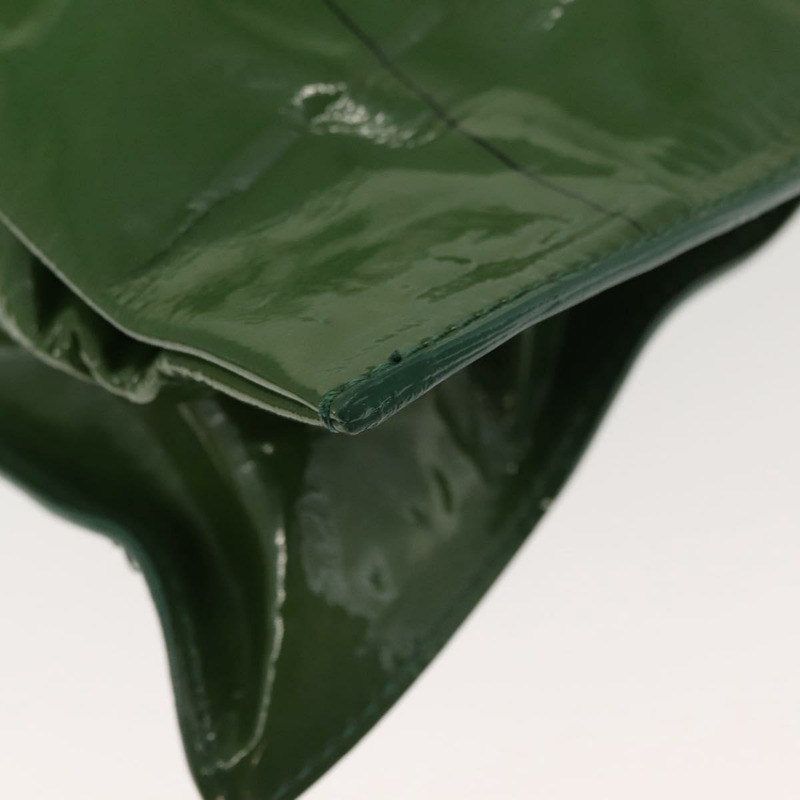 【日本直送】路易威登(LOUIS VUITTON)漆皮綠色肩背包 M93187 LV Auth 128536-16