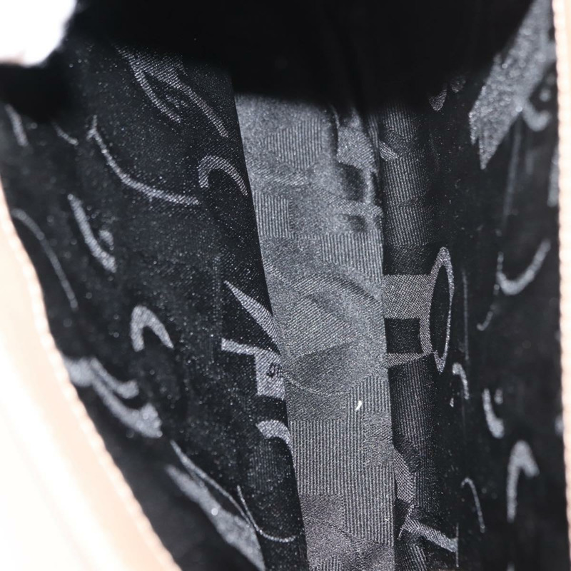 【日本直送】Salvatore Ferragamo 手提包 皮革 米色 金色 正品 BA7326-20