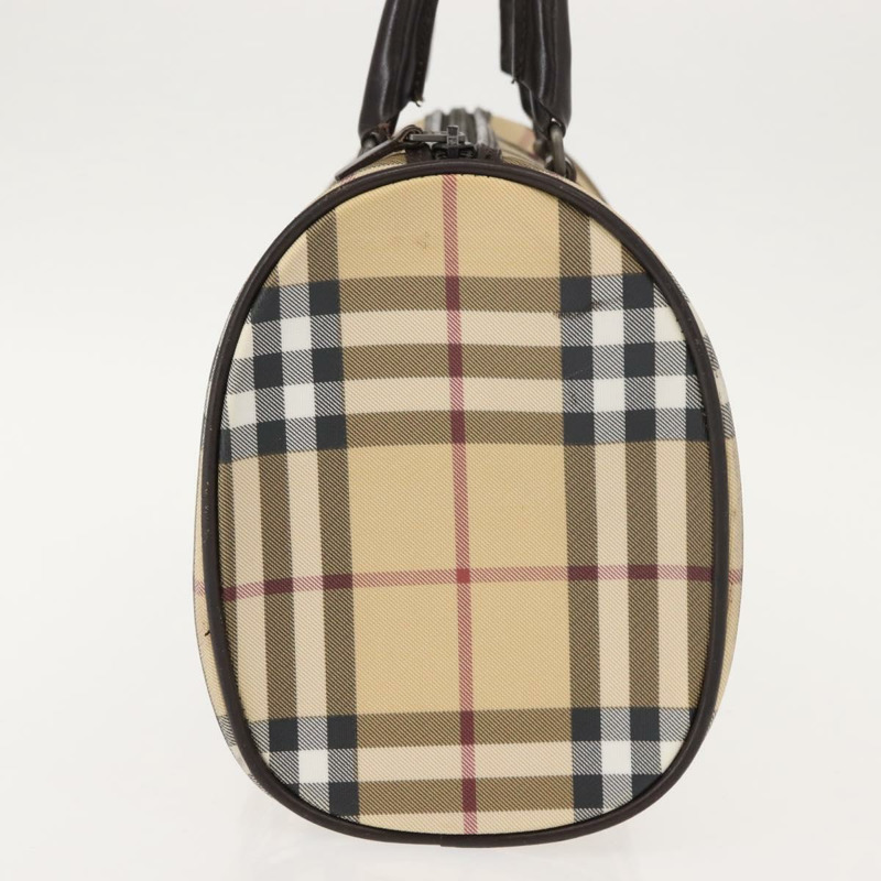 【日本直送】BURBERRY Nova 格紋手提包 PVC 米色 正品 BA7358-3