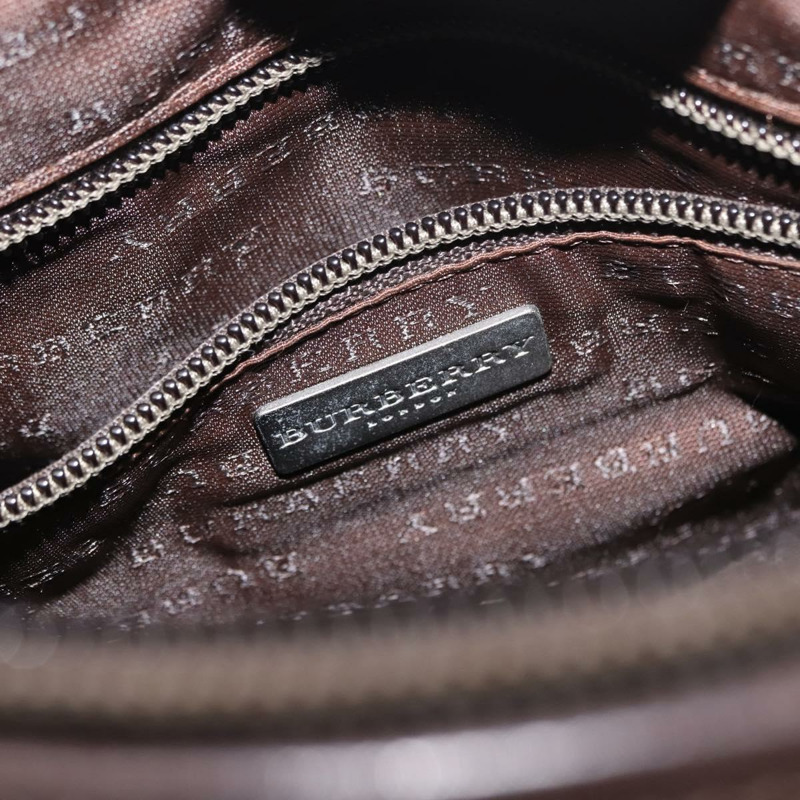 【日本直送】BURBERRY Nova 格紋手提包 PVC 米色 正品 BA7358-10