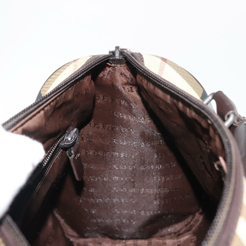 【日本直送】BURBERRY Nova 格紋手提包 PVC 米色 正品 BA7358-17