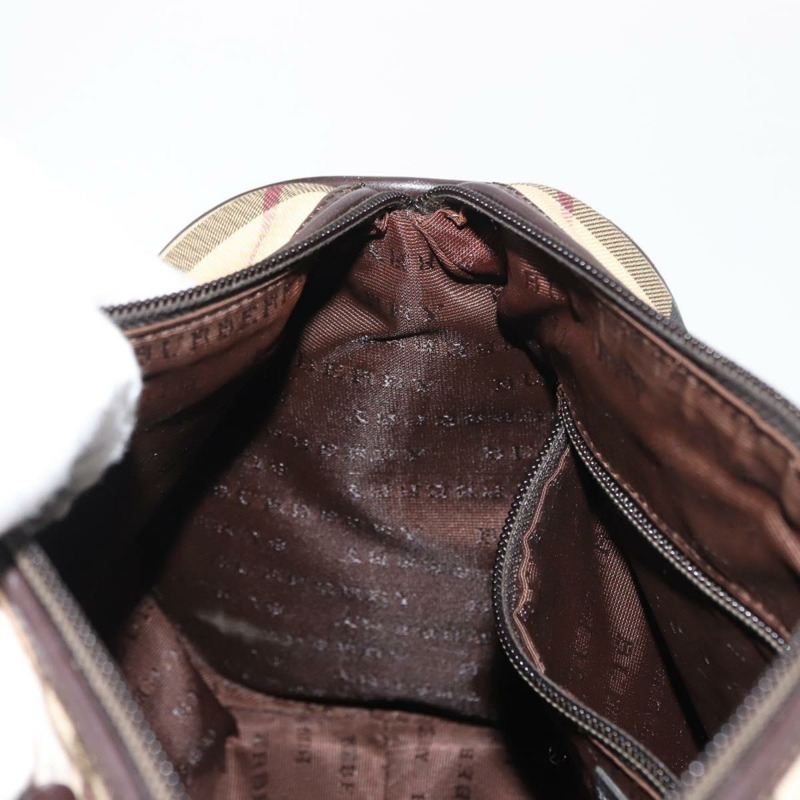 【日本直送】BURBERRY Nova 格紋手提包 PVC 米色 正品 BA7358-18