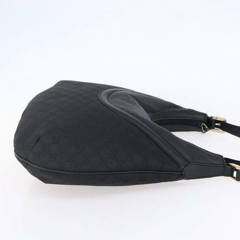 【日本直送】GUCCI GG帆布單肩包 奧特萊斯 黑色金色 262903 正品 148947-3