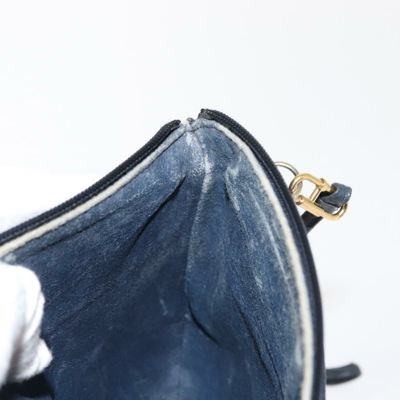 【日本直送】GUCCI GG Supreme Sherry Line 單肩包 PVC 海軍藍 金色 39 02 026 正品 148943-20