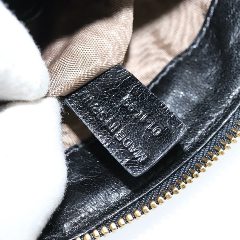 【日本直送】Chloe 手提包 皮革 兩用 黑色 金色 正品 BA7369-11