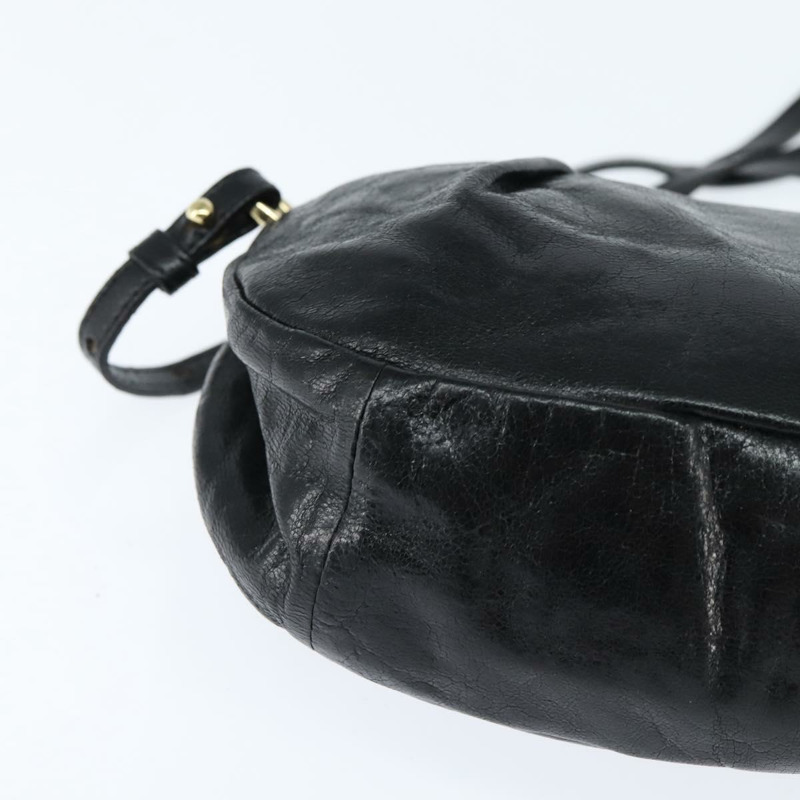 【日本直送】Chloe 手提包 皮革 兩用 黑色 金色 正品 BA7369-14