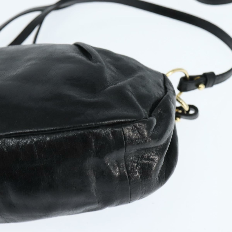 【日本直送】Chloe 手提包 皮革 兩用 黑色 金色 正品 BA7369-15