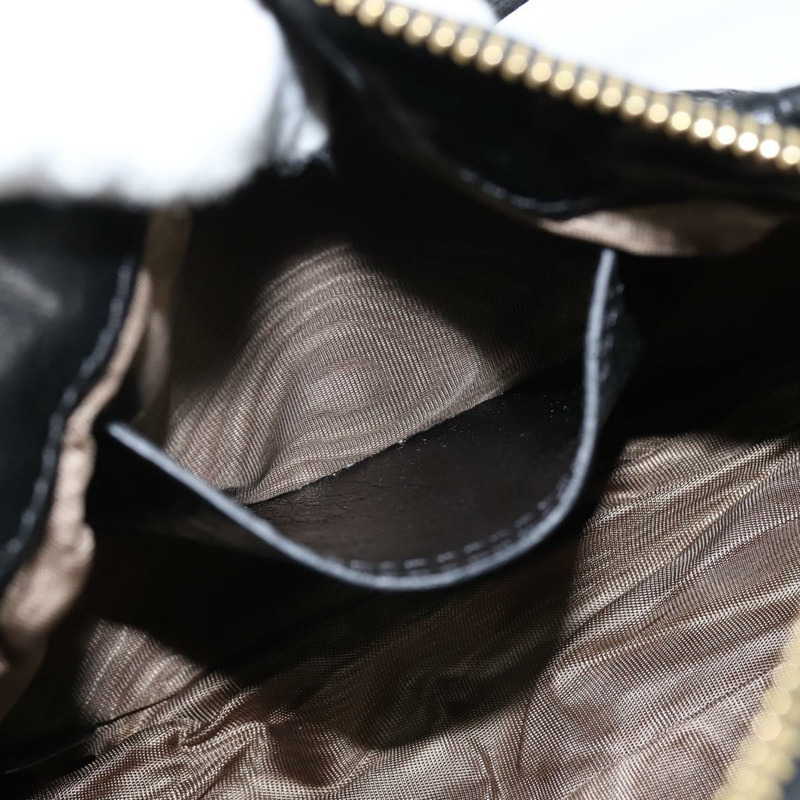 【日本直送】Chloe 手提包 皮革 兩用 黑色 金色 正品 BA7369-21