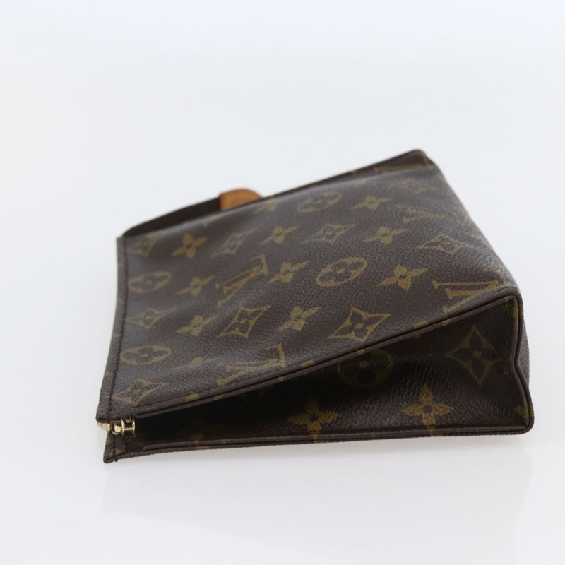 【日本直送】路易威登 Monogram Poche Toilette 19 手拿包 M47544 LV Auth 149344-2