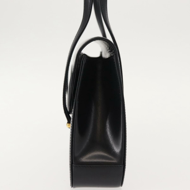 【日本直送】GUCCI 手提包 皮革 黑色 金色 正品 149354-2