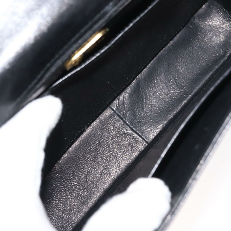 【日本直送】GUCCI 手提包 皮革 黑色 金色 正品 149354-10