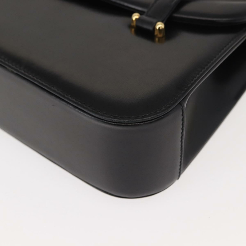 【日本直送】GUCCI 手提包 皮革 黑色 金色 正品 149354-13