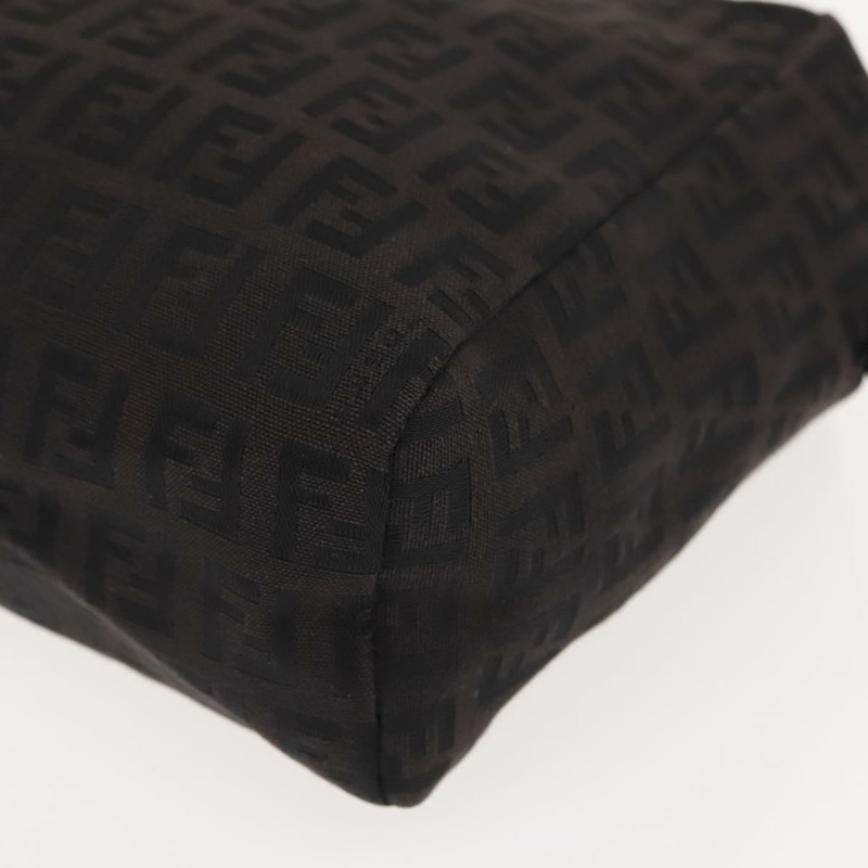 【日本直送】FENDI Zucchino 帆布手提包 黑色 正品 148858-13