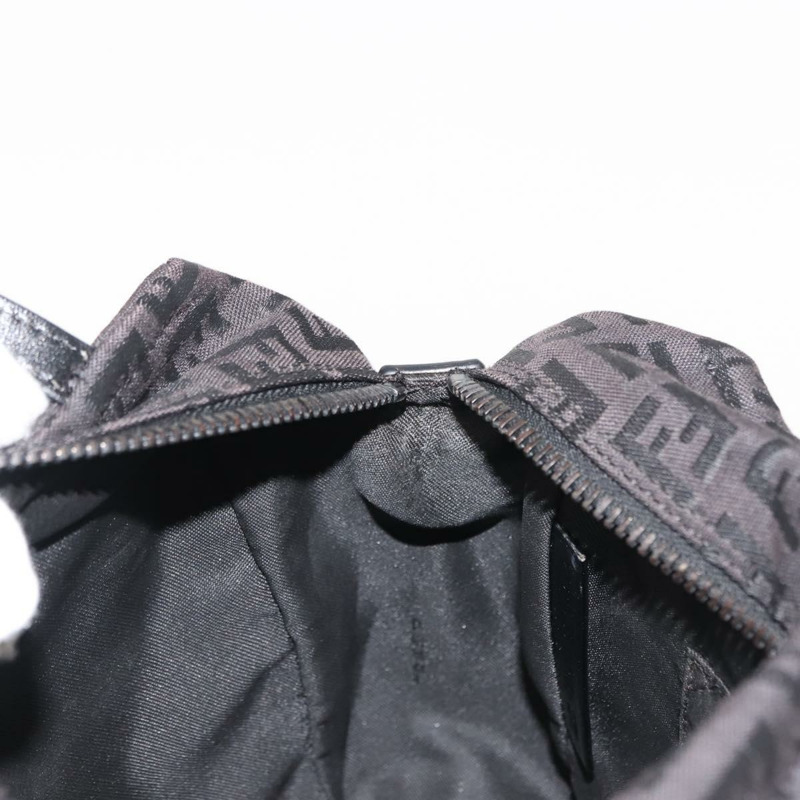 【日本直送】FENDI Zucchino 帆布手提包 黑色 正品 148858-18