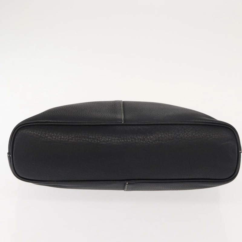 【日本直送】Burberrys 手提包 皮革 黑色 金色 正品 149318-4