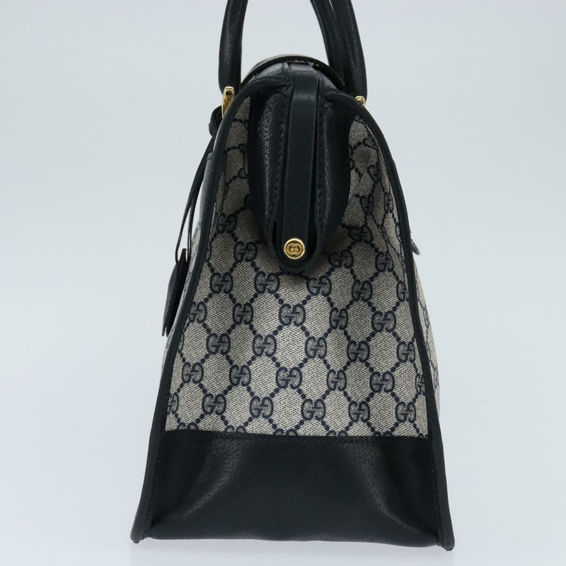 【日本直送】GUCCI GG Supreme 波士頓包 PVC 海軍藍 金色 24 013 3983 正品 148800-2