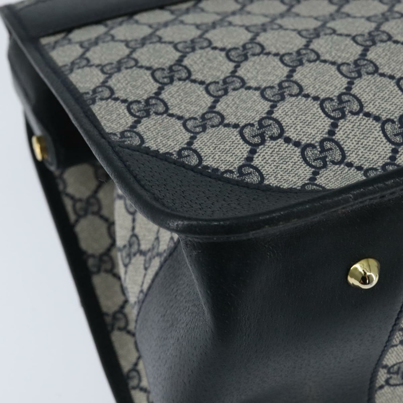 【日本直送】GUCCI GG Supreme 波士頓包 PVC 海軍藍 金色 24 013 3983 正品 148800-14