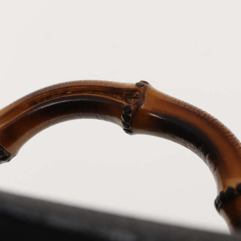 【日本直送】GUCCI 竹節化妝包 皮革 海軍藍 金色 013 122 2491 正品 148821-7