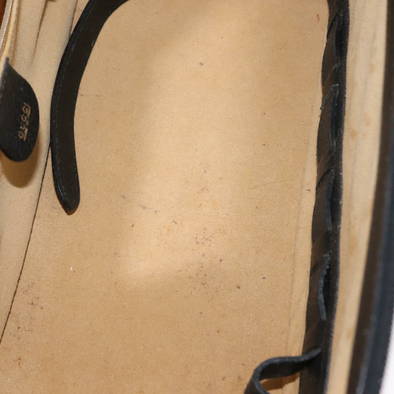 【日本直送】GUCCI 竹節化妝包 皮革 海軍藍 金色 013 122 2491 正品 148821-10