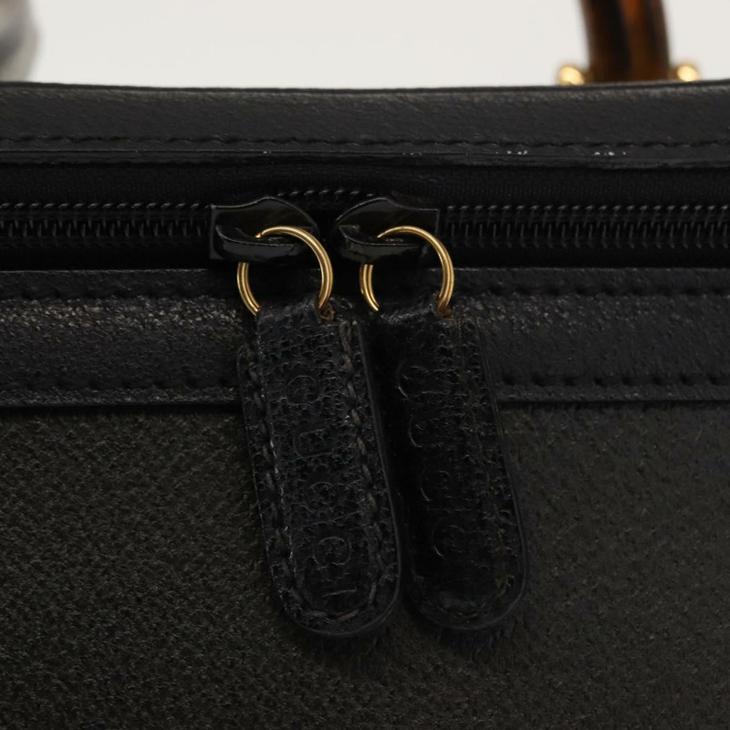 【日本直送】GUCCI 竹節化妝包 皮革 海軍藍 金色 013 122 2491 正品 148821-16