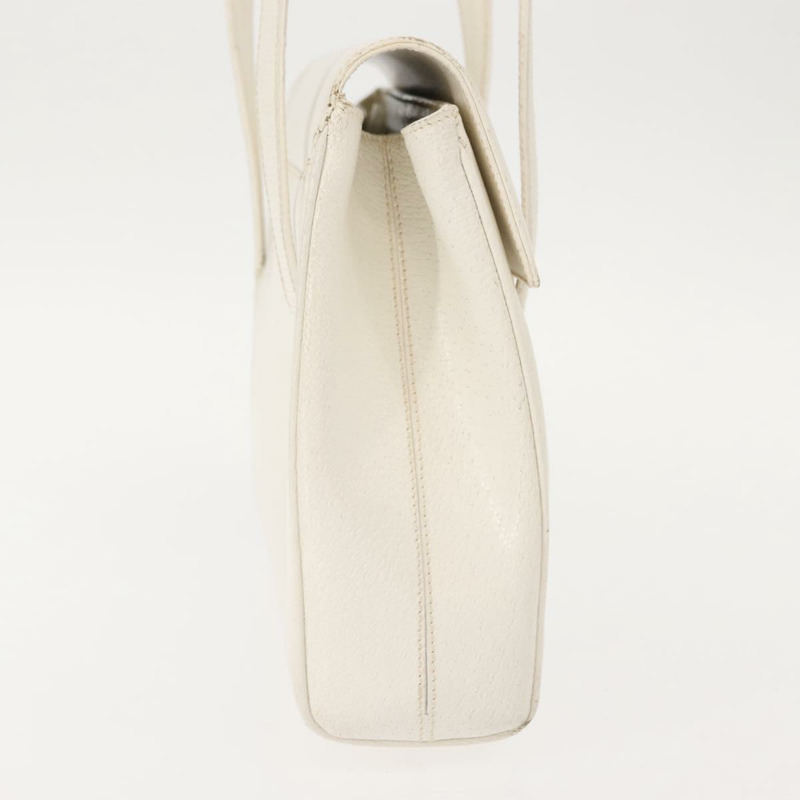 【日本直送】GUCCI 手提包 皮革 白色 金色 正品 148822-3