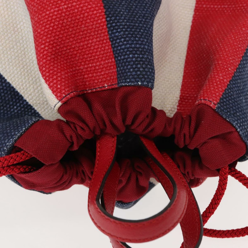 【日本直送】GUCCI帆布雙肩包 藍紅配色 473872 正品 BA7277-5