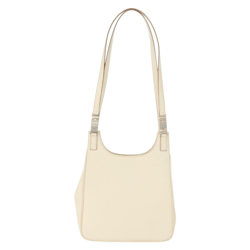 【日本直送】Salvatore Ferragamo 黑色銀色皮革肩背包 正品 BA7335-12