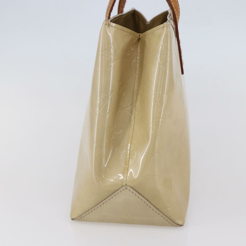 【日本直送】路易威登 Monogram Vernis Reade PM 手提包 米色 M91334 LV 正品 148756-3