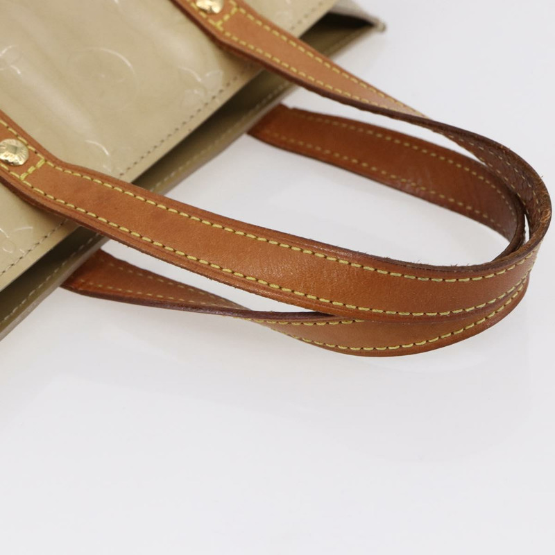 【日本直送】路易威登 Monogram Vernis Reade PM 手提包 米色 M91334 LV 正品 148756-6