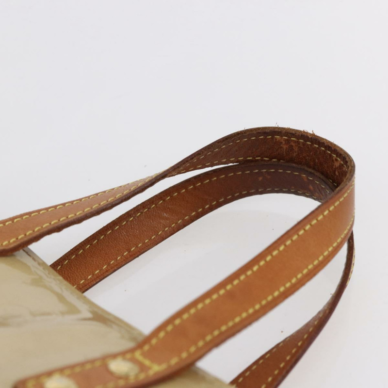 【日本直送】路易威登 Monogram Vernis Reade PM 手提包 米色 M91334 LV 正品 148756-7