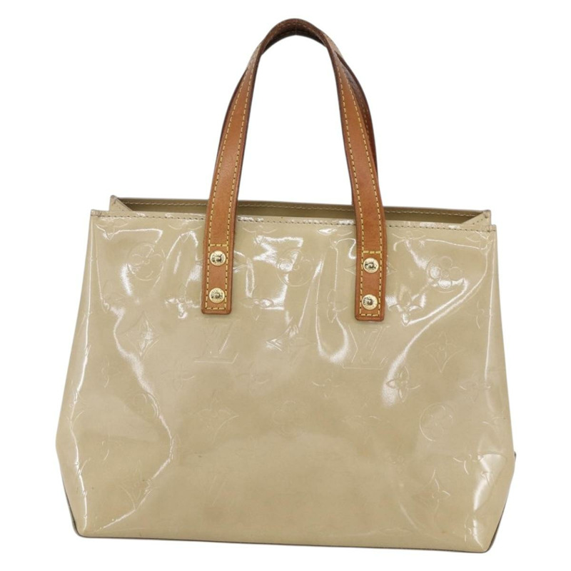 【日本直送】路易威登 Monogram Vernis Reade PM 手提包 米色 M91334 LV 正品 148756-12