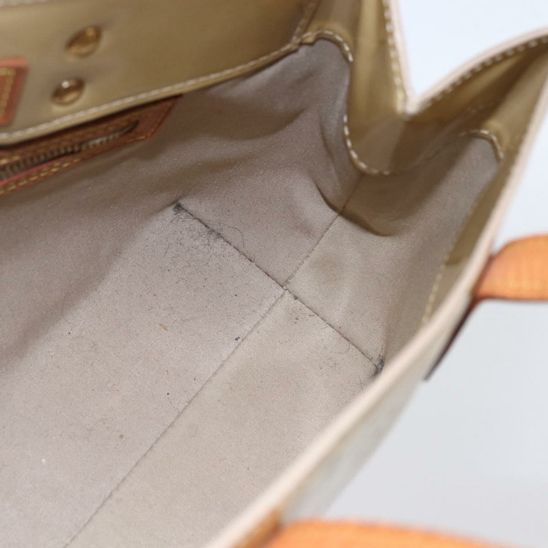 【日本直送】路易威登 Monogram Vernis Reade PM 手提包 米色 M91334 LV 正品 148756-18