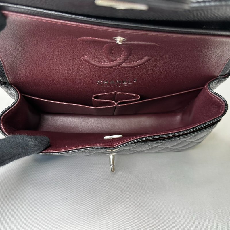 CHANEL 荔枝黑銀牛Coco 23-8