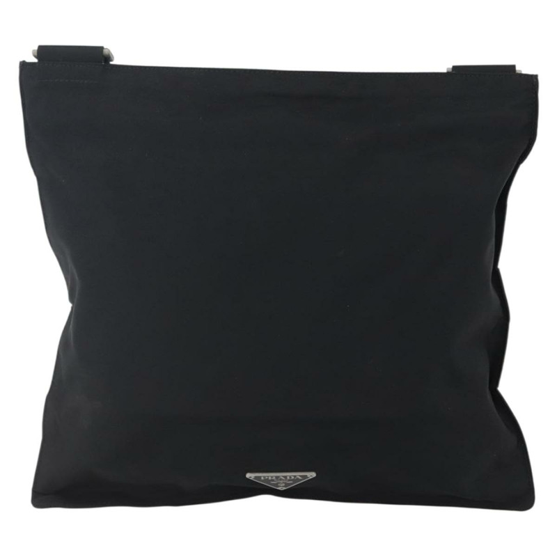 【日本直送】PRADA 單肩包 尼龍 黑色 銀色 正品 148790-12