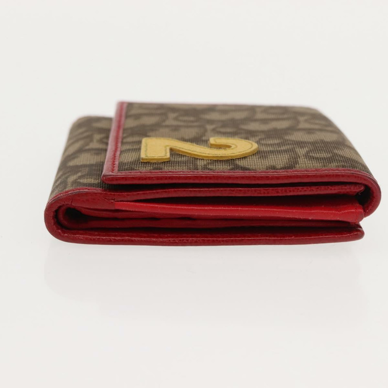 【日本直送】Christian Dior Trotter帆布雙折錢包 PVC Rasta Color Auth fm4943-2