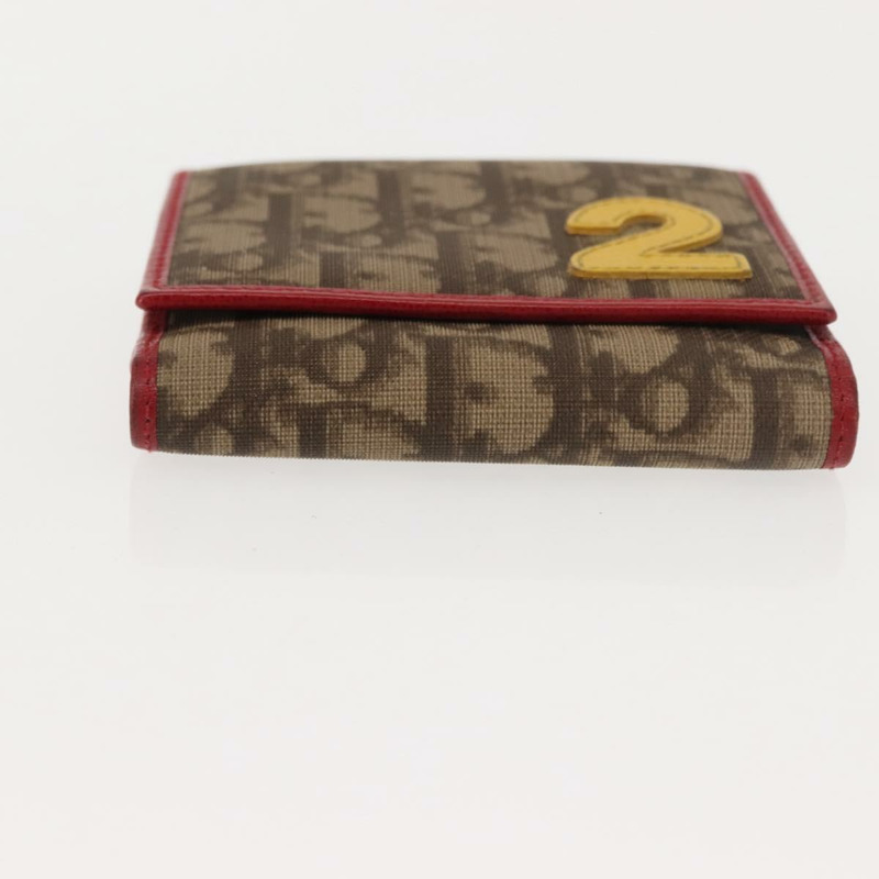 【日本直送】Christian Dior Trotter帆布雙折錢包 PVC Rasta Color Auth fm4943-5