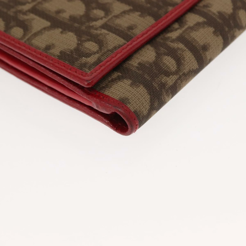 【日本直送】Christian Dior Trotter帆布雙折錢包 PVC Rasta Color Auth fm4943-6