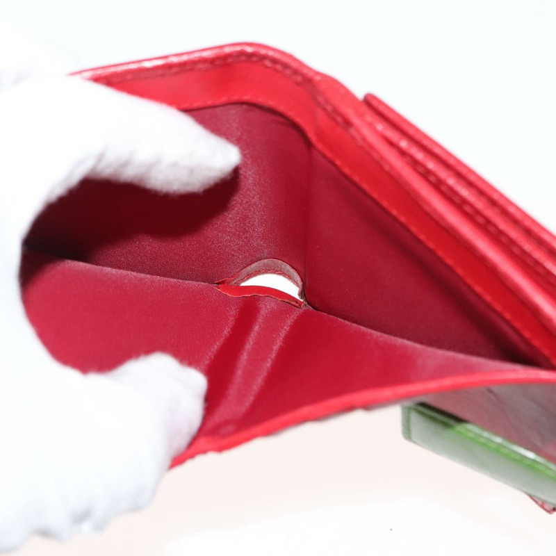 【日本直送】Christian Dior Trotter帆布雙折錢包 PVC Rasta Color Auth fm4943-9