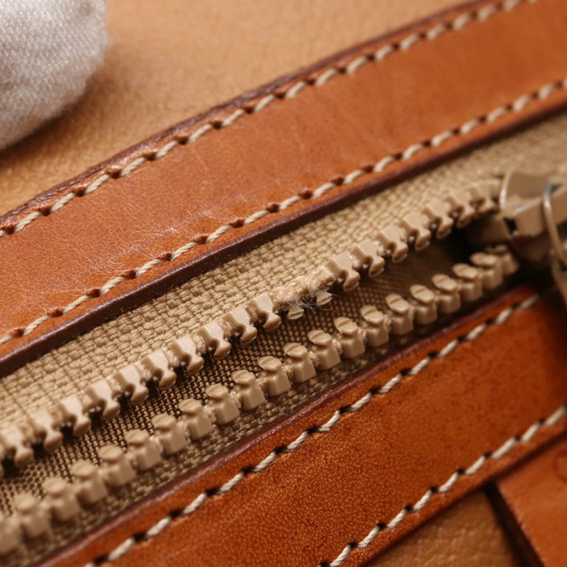 【日本直送】CELINE Macadam帆布手提包 PVC 兩用 米色 金色 正品 fm4931-10