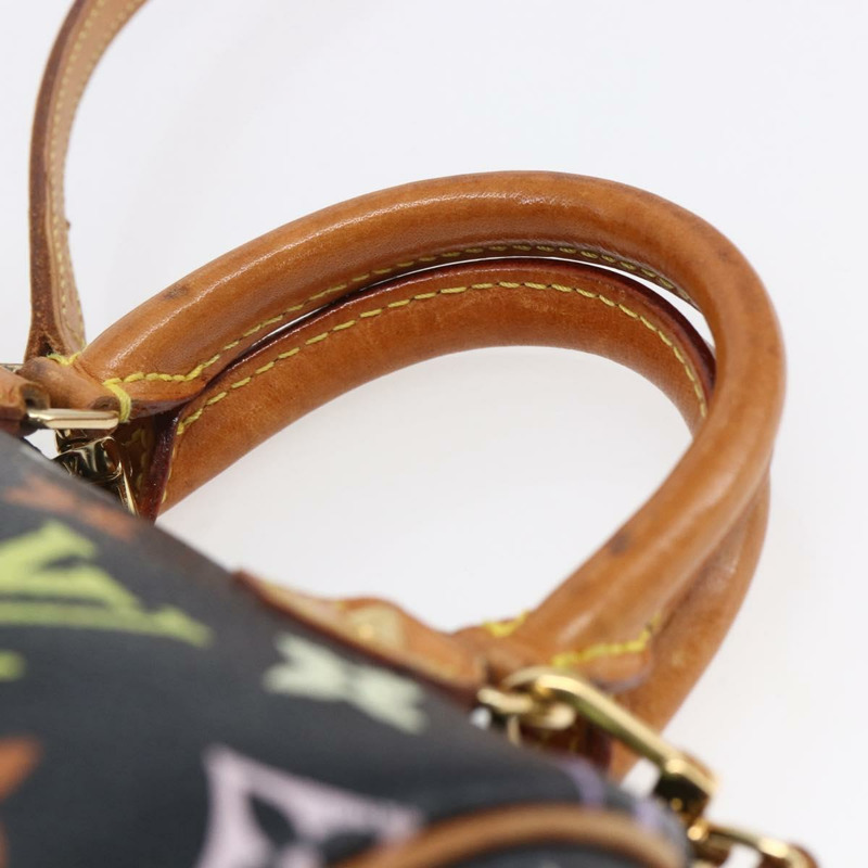 【日本直送】路易威登 Monogram Multicolor 迷你 Speedy 手提包 黑色 M92644 正品 fm4913A-13