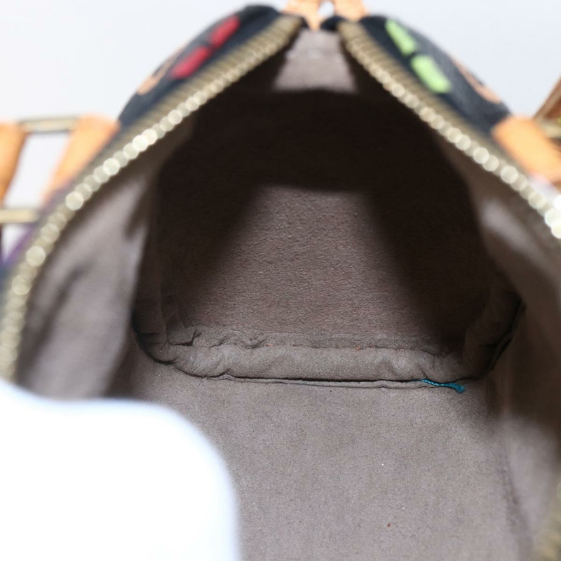 【日本直送】路易威登 Monogram Multicolor 迷你 Speedy 手提包 黑色 M92644 正品 fm4913A-20