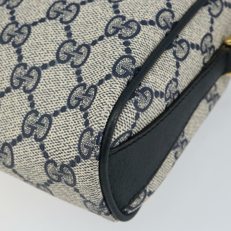 【日本直送】GUCCI GG Supreme Sherry Line 手提包 PVC 海軍藍 金色 紅色 89 02 018 正品 148804-9