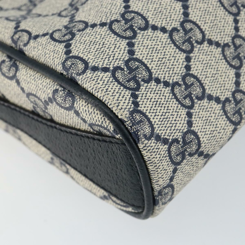 【日本直送】GUCCI GG Supreme Sherry Line 手提包 PVC 海軍藍 金色 紅色 89 02 018 正品 148804-10