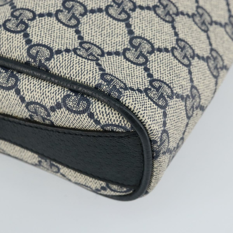 【日本直送】GUCCI GG Supreme Sherry Line 手提包 PVC 海軍藍 金色 紅色 89 02 018 正品 148804-12